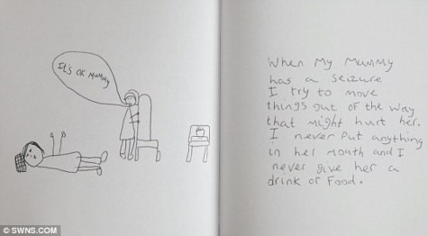 Cuốn sách được Layla viết tay và bằng một phong cách đơn giản, thân thiện với trẻ em, có hình minh họa kèm theo